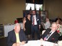 Past-President Sarah Lamothe gives Alan Freitas an award